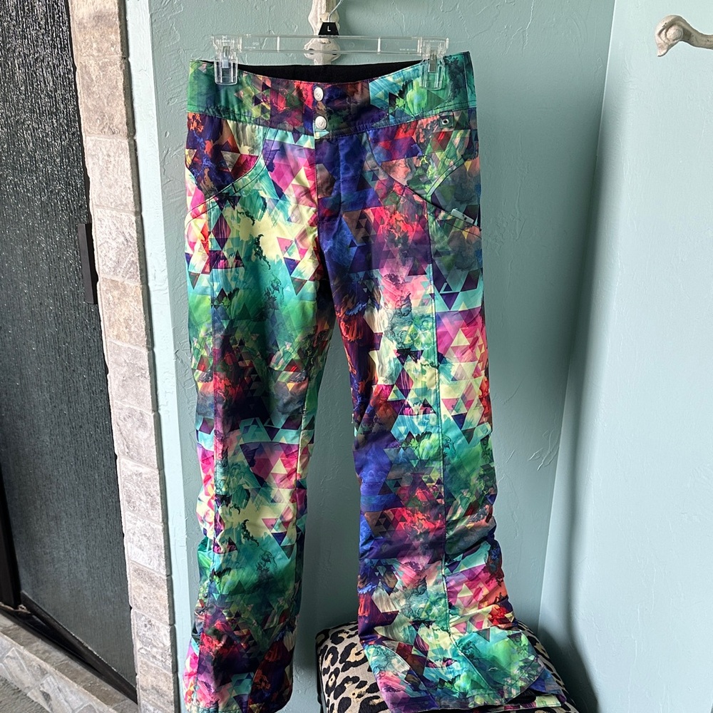 Obermeyer Multicolor Geometric Print Pants